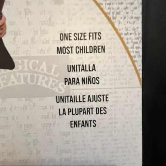 Kids Unisex Harry Potter Hogwarts Costume one size fits most Medium 7/8 - Picture 4 of 6